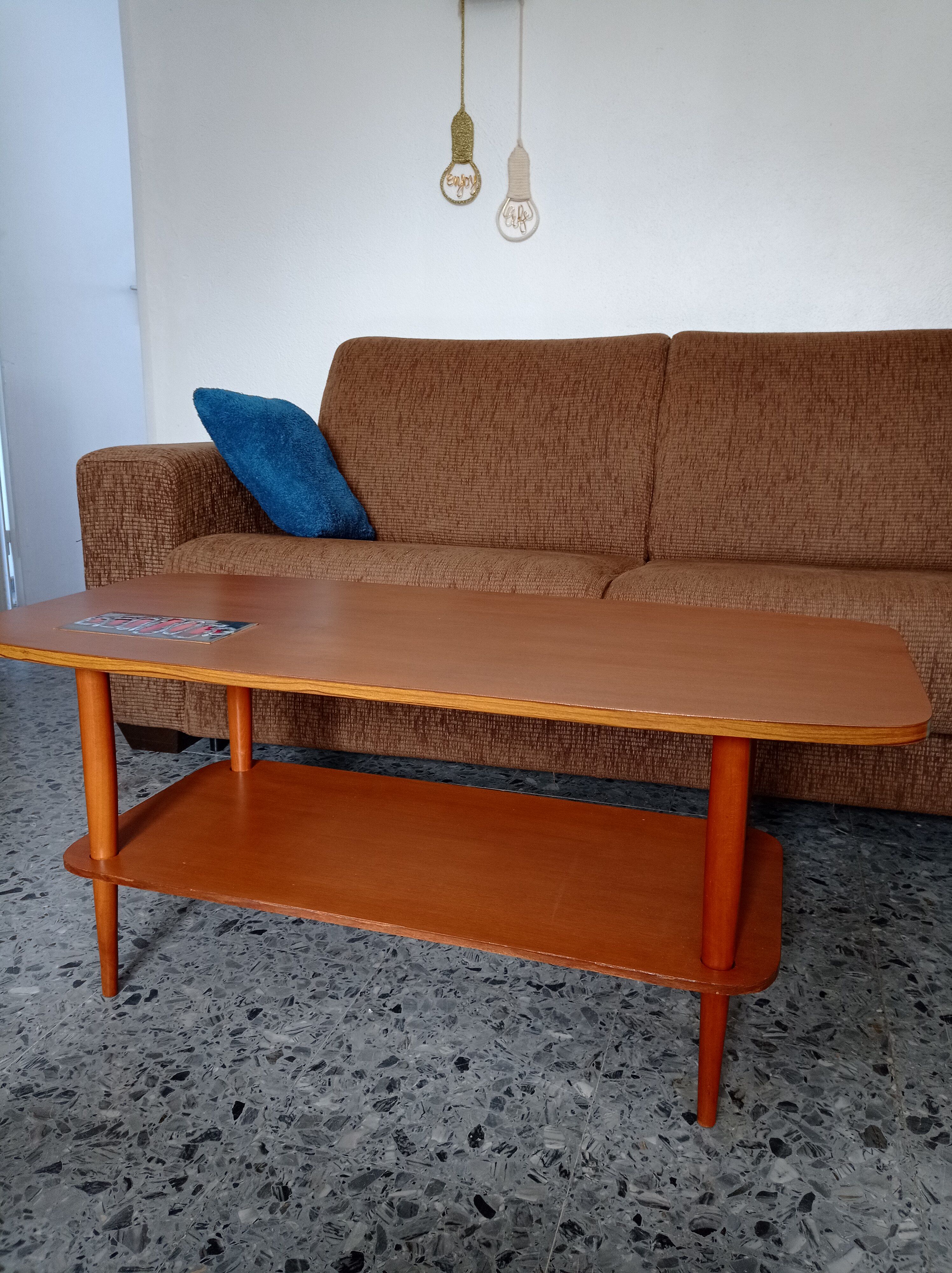 Vintage table two trays