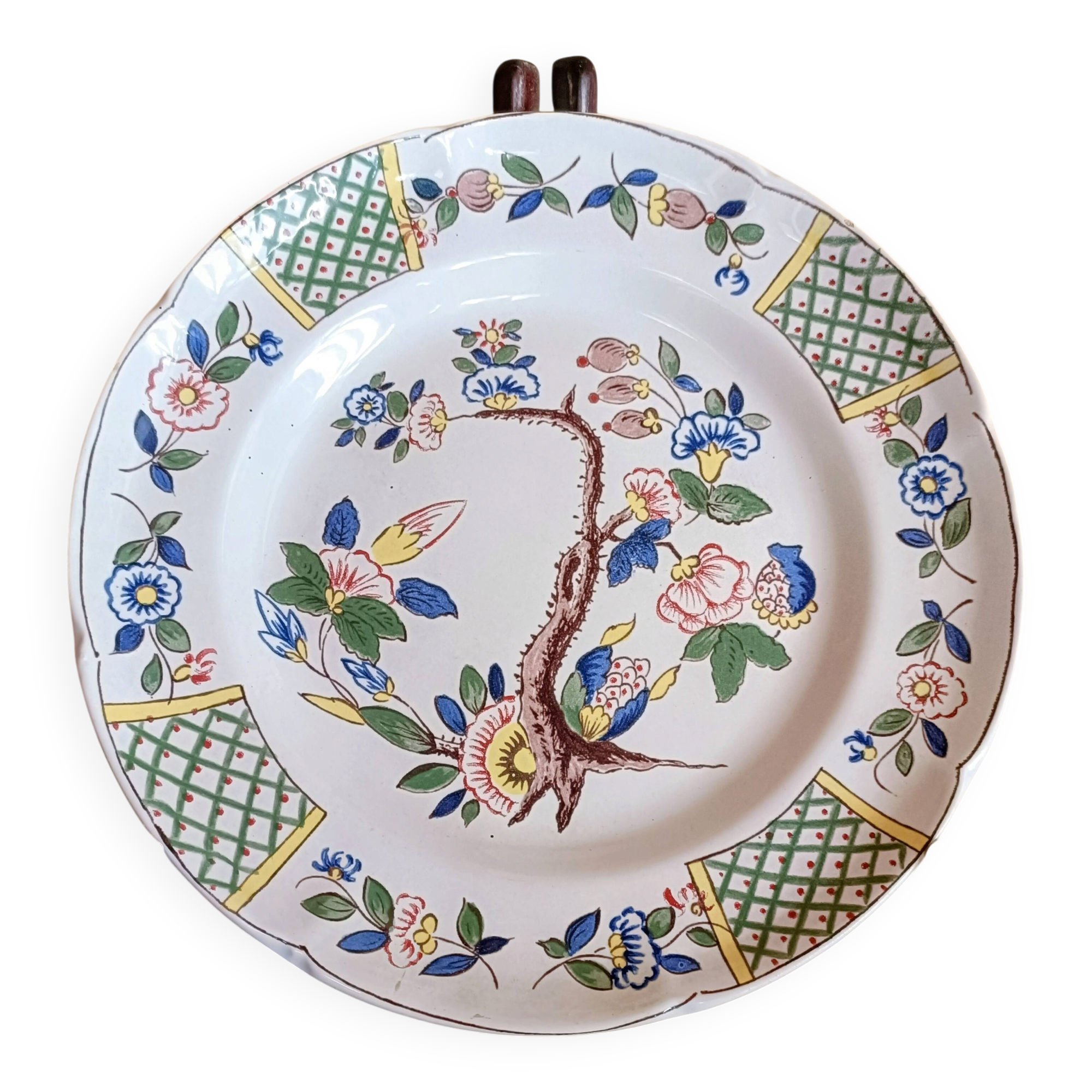 Assiette St Clément l'arbre fleuri