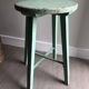 Tabouret d'atelier patiné