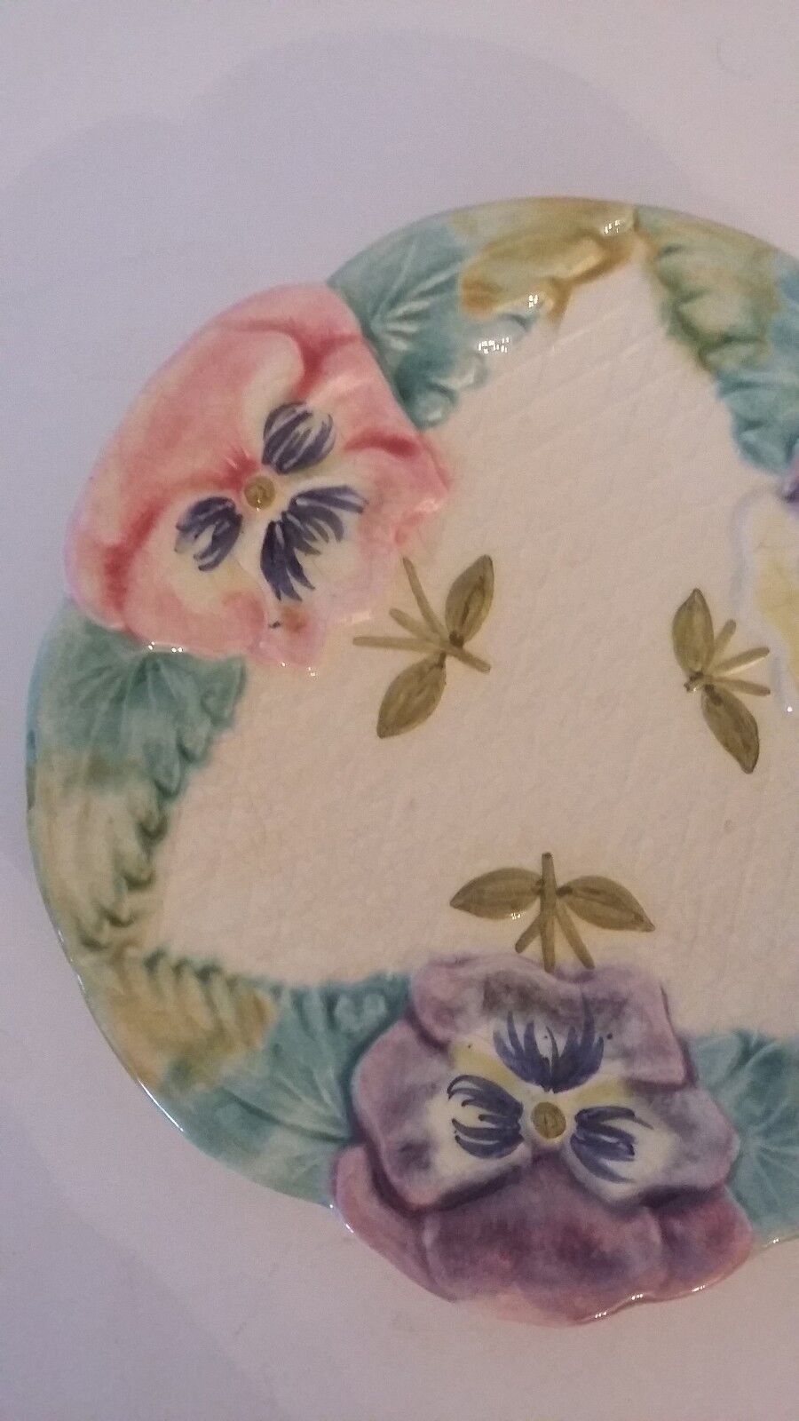 Plate slip thoughts late nineteenth Choisy le Roi