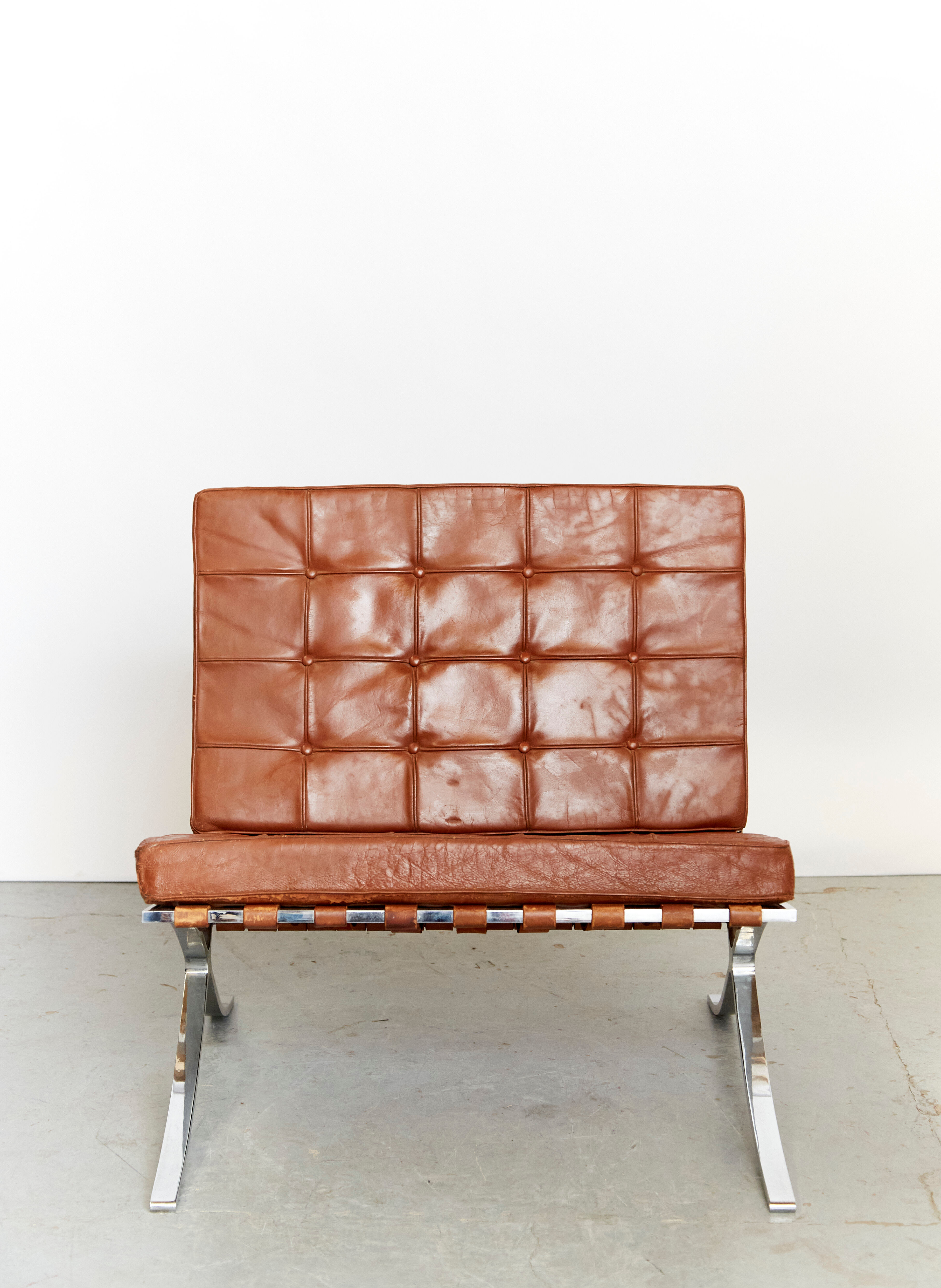 Chauffeuse de MR90 « Barcelona Chair » de Ludwig Mies van der Rohe