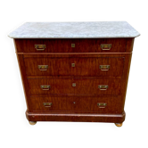 Commode 4 tiroirs vintage style marine