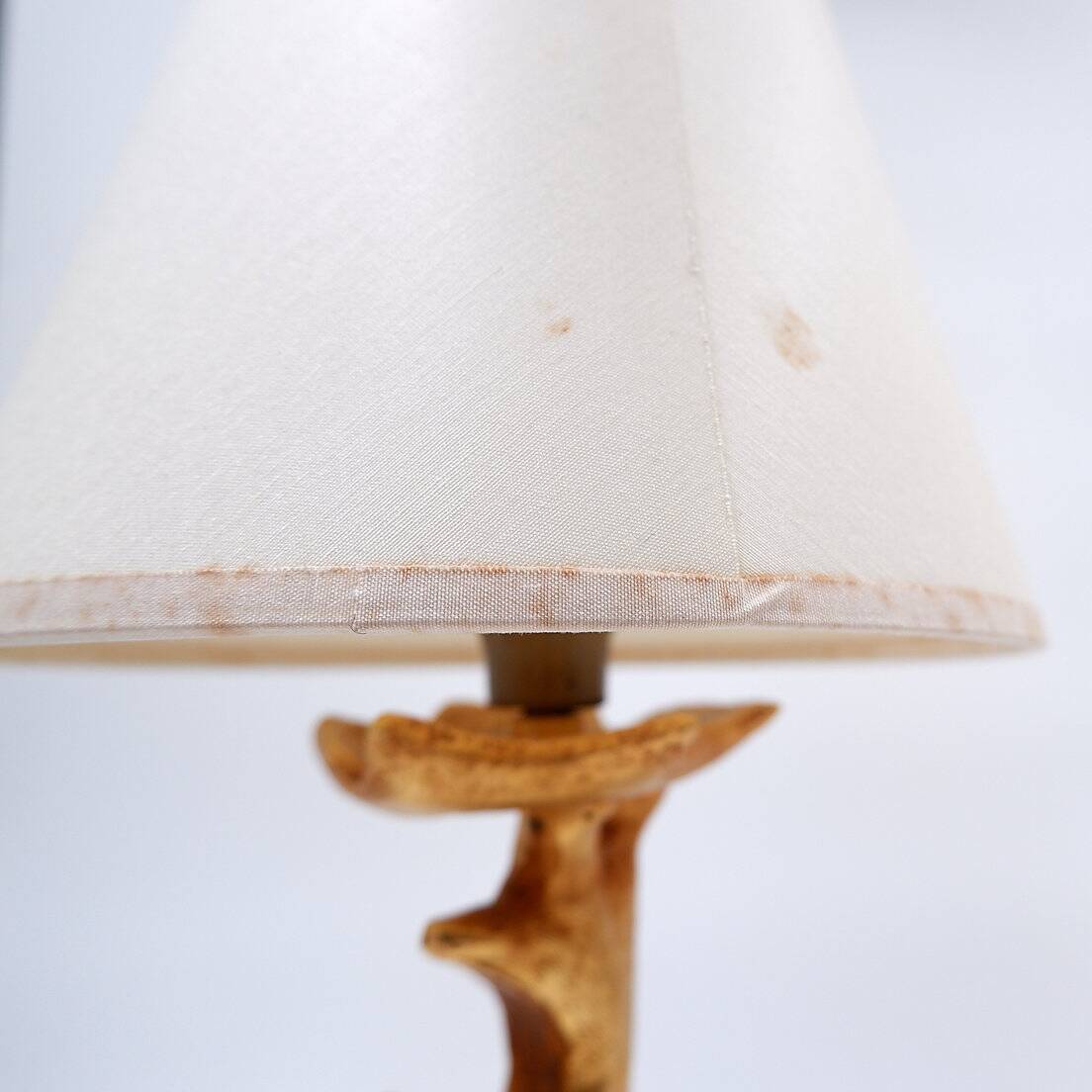 Sculptural Table Lamps with Plant Motif - G.Mathias, France, 1980s