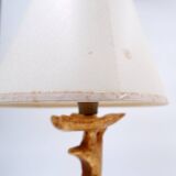 Sculptural Table Lamps with Plant Motif - G.Mathias, France, 1980s