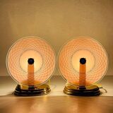 Nightside table lamps, Italy, 1950s, set of 2
