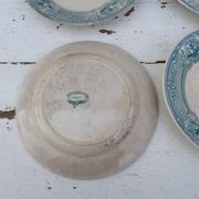 Set of 6 plates to serve 1800 English ceramic primavesi - its Cardiff