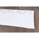 Vintage Turkish Handmade Wool Cotton White Kilim Runner 73x211