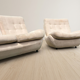 Atlantis seating set space age upholstered sofa & lounge chair by Jitona, 1970s Czechoslovakia
