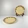 Pair of Art Deco dessert plates Badonviller, 1920/1930