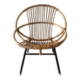 Fauteuil rotin par Rohe Noordwolde