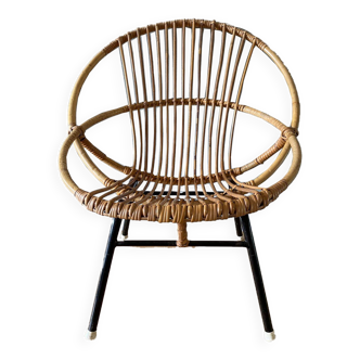 Fauteuil rotin par Rohe Noordwolde