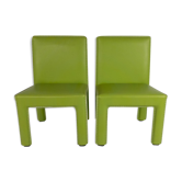Ensemble de chaises junior vert menthe fait main Style Traders 2000