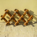 Vintage accordion coat rack