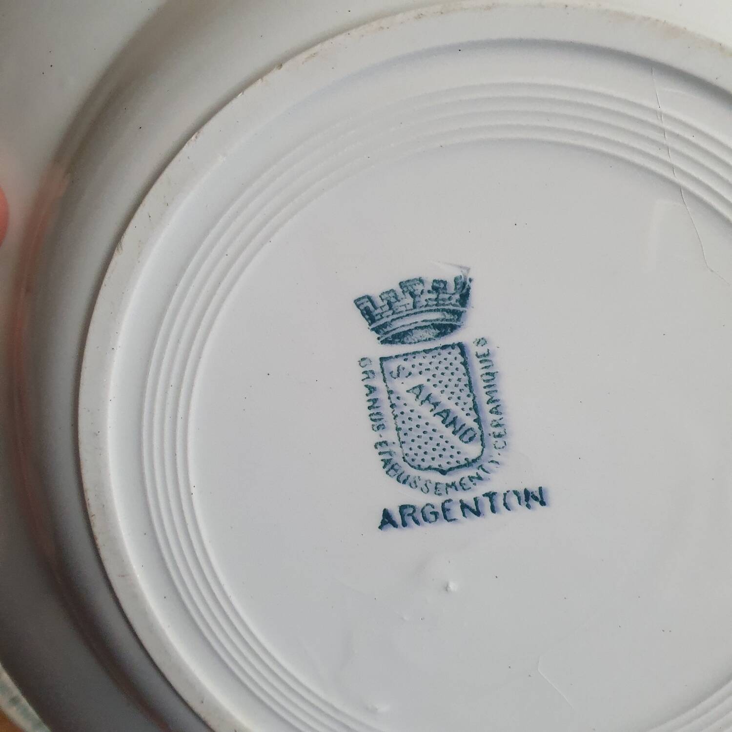 4 Terre de Fer soup plates