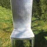 Set of 4 silver chairs dk home