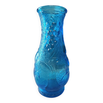 Vase vintage en verre d'Empoli