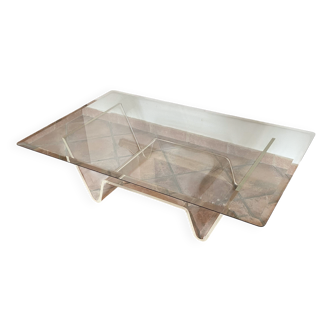 Table basse David LANGE. 1980. 130x80.