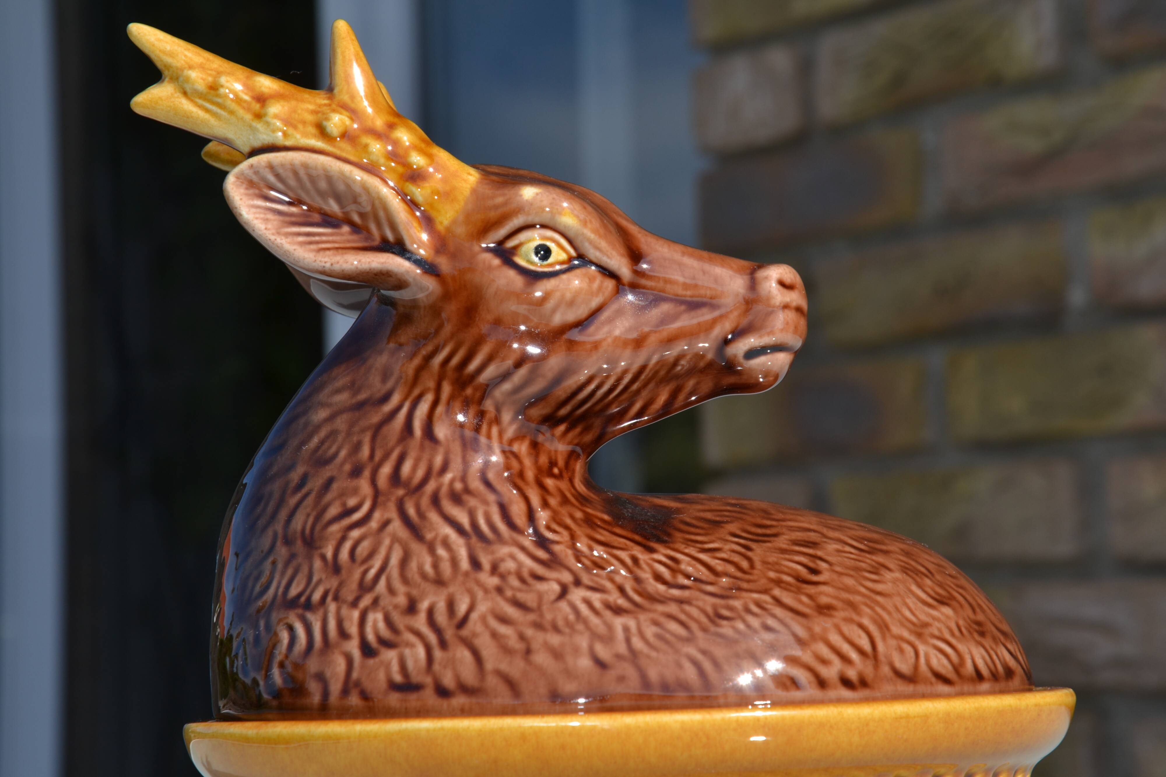 Vintage porcelain deer terrine