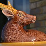 Vintage porcelain deer terrine