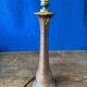 Glazed stoneware desk lamp in free form, 1950s-60s.