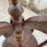 19th century oak pedestal console