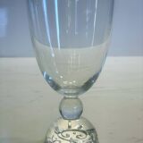 Set of 6 crystal stemmed glasses - large model - JG DURAND