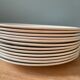 Set of 12 old flat plates in St Amand earthenware