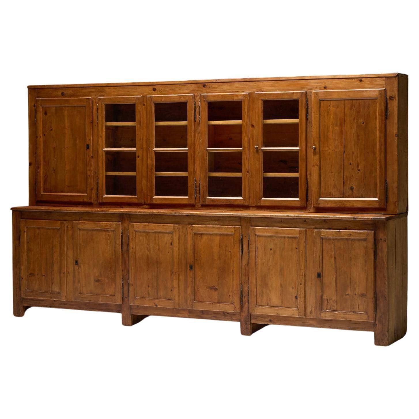 Rustic Art Populaire hutch, France, late 19th century