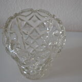Vase vintage crystal mold czechoslovakia years 50