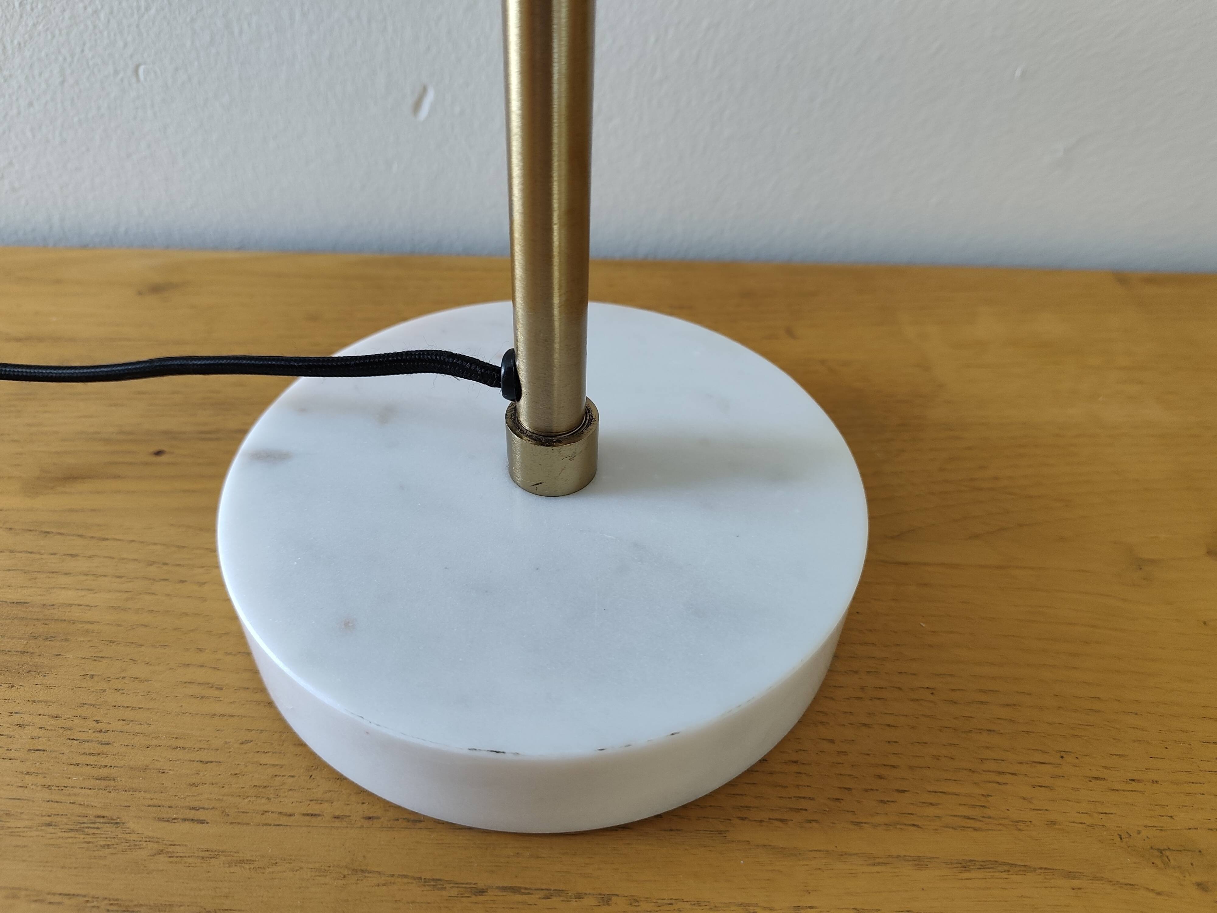 Golden mushroom lamp