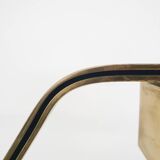 Lampadaire design en laiton lourd par Cassella, U.S.A. 1980's