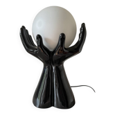 Handmade ceramic lamp, 1970