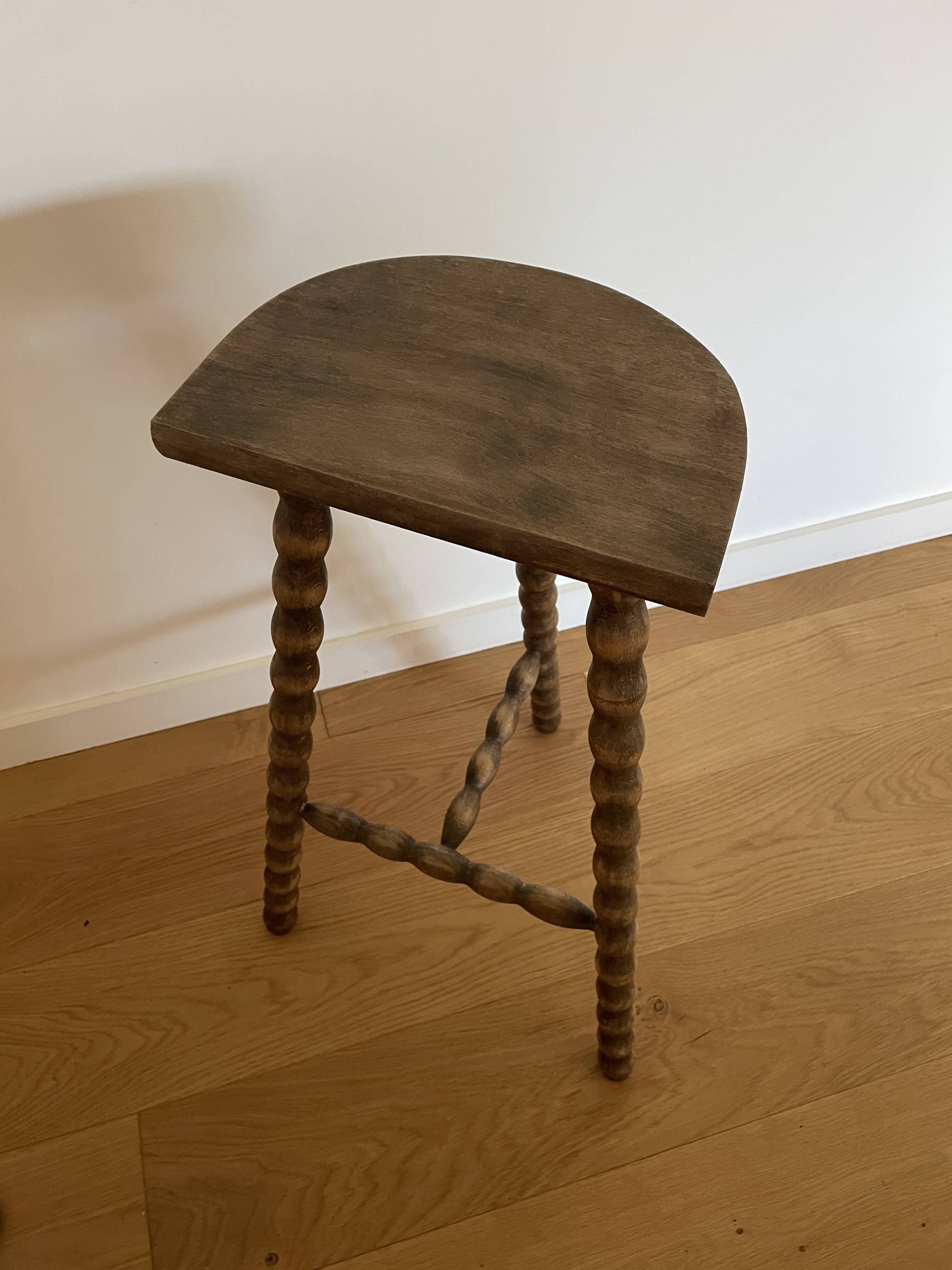 High tripod stool