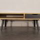 Vintage style coffee table in natural light oak