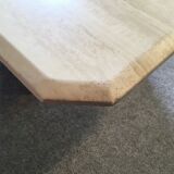 Travertine coffee table