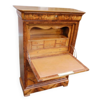 19th-century Louis Philippe walnut office secretary.