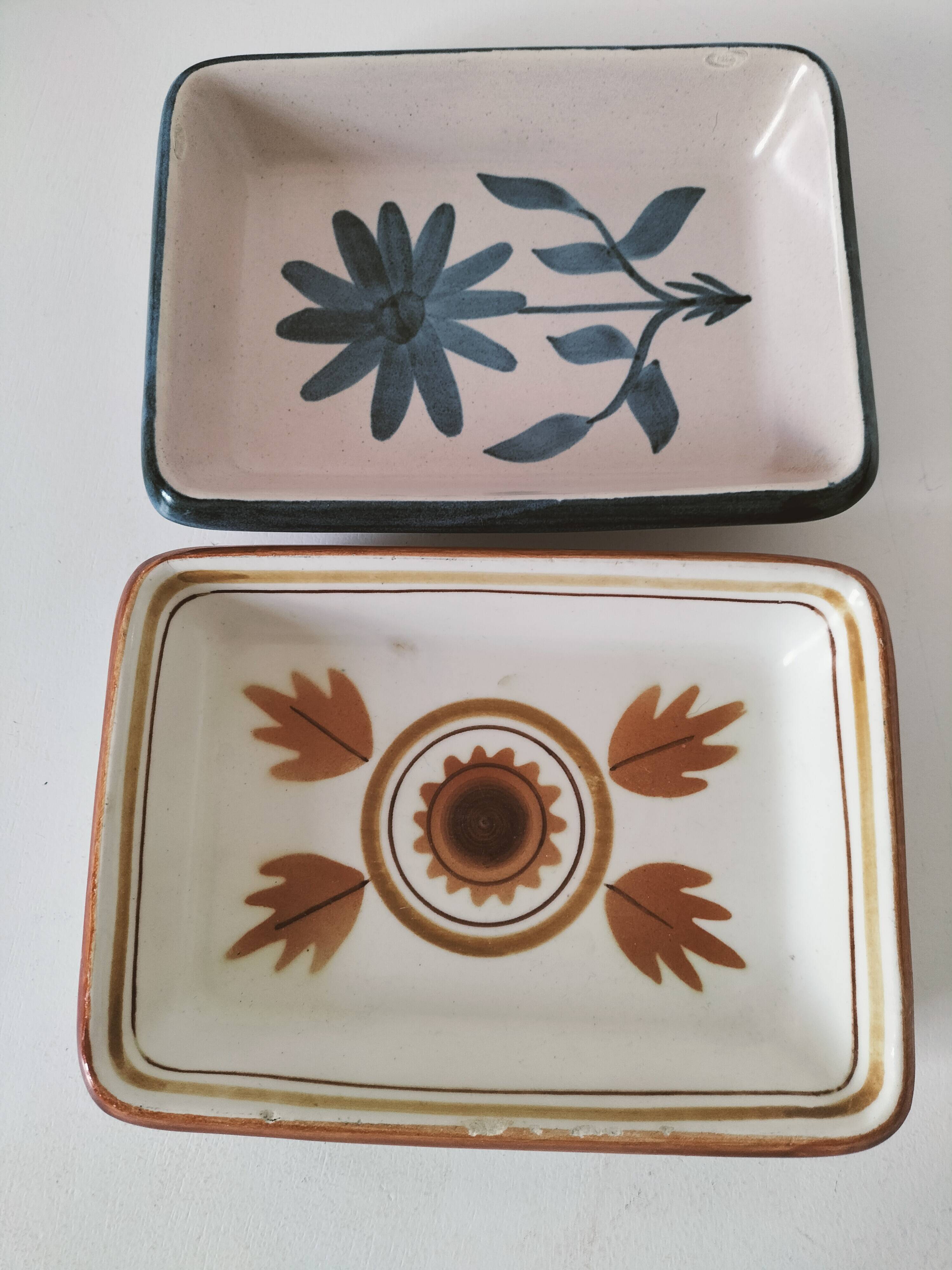 Pair of Longchamp bowls – glazed earthenware from the 60s/70s