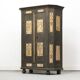 Painted Folk Art Bridal Cupboard 1794