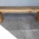Vintage bench period 1960 old solid wood