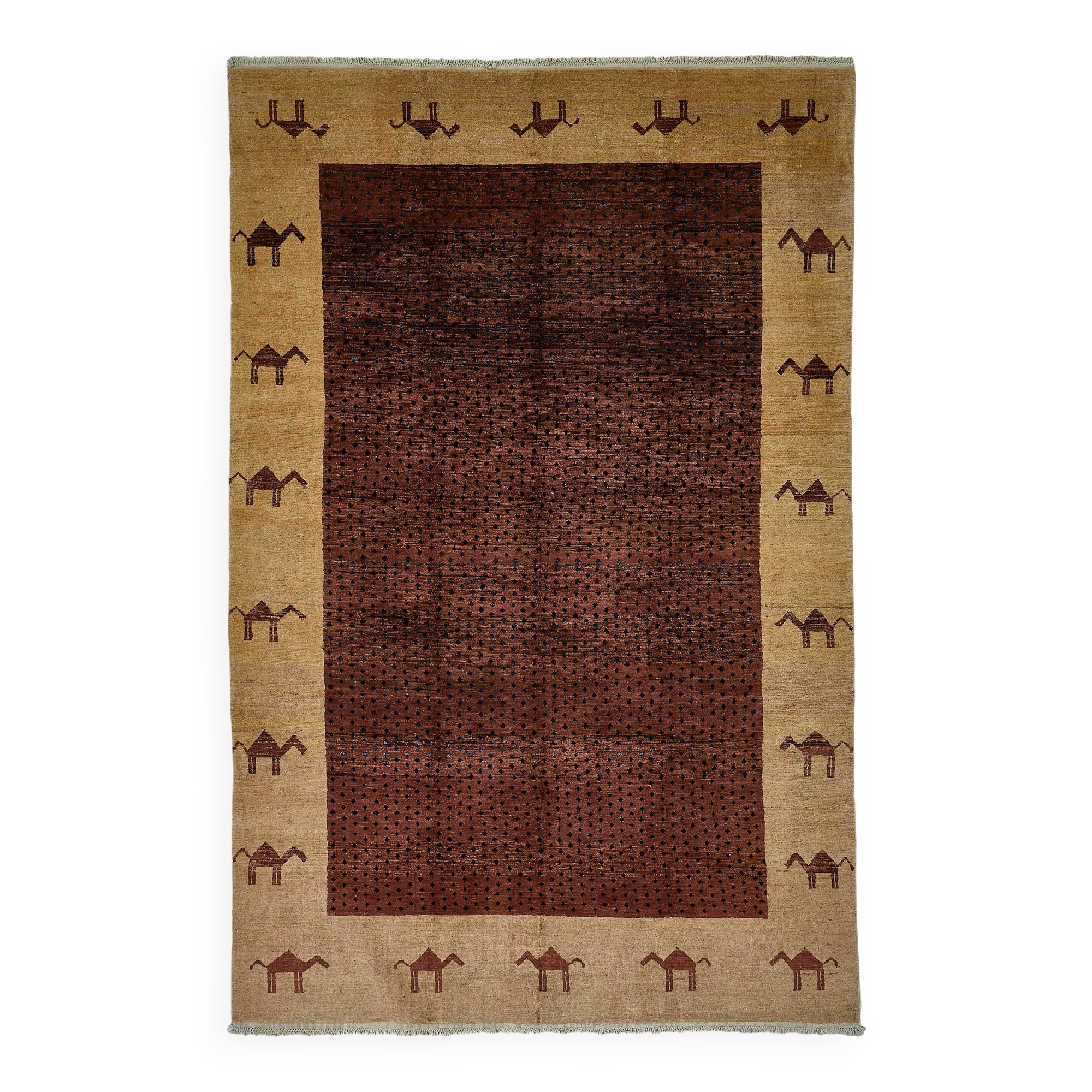 Turkish Handknotted Wool Oushak Rug 175 cm x 273 cm