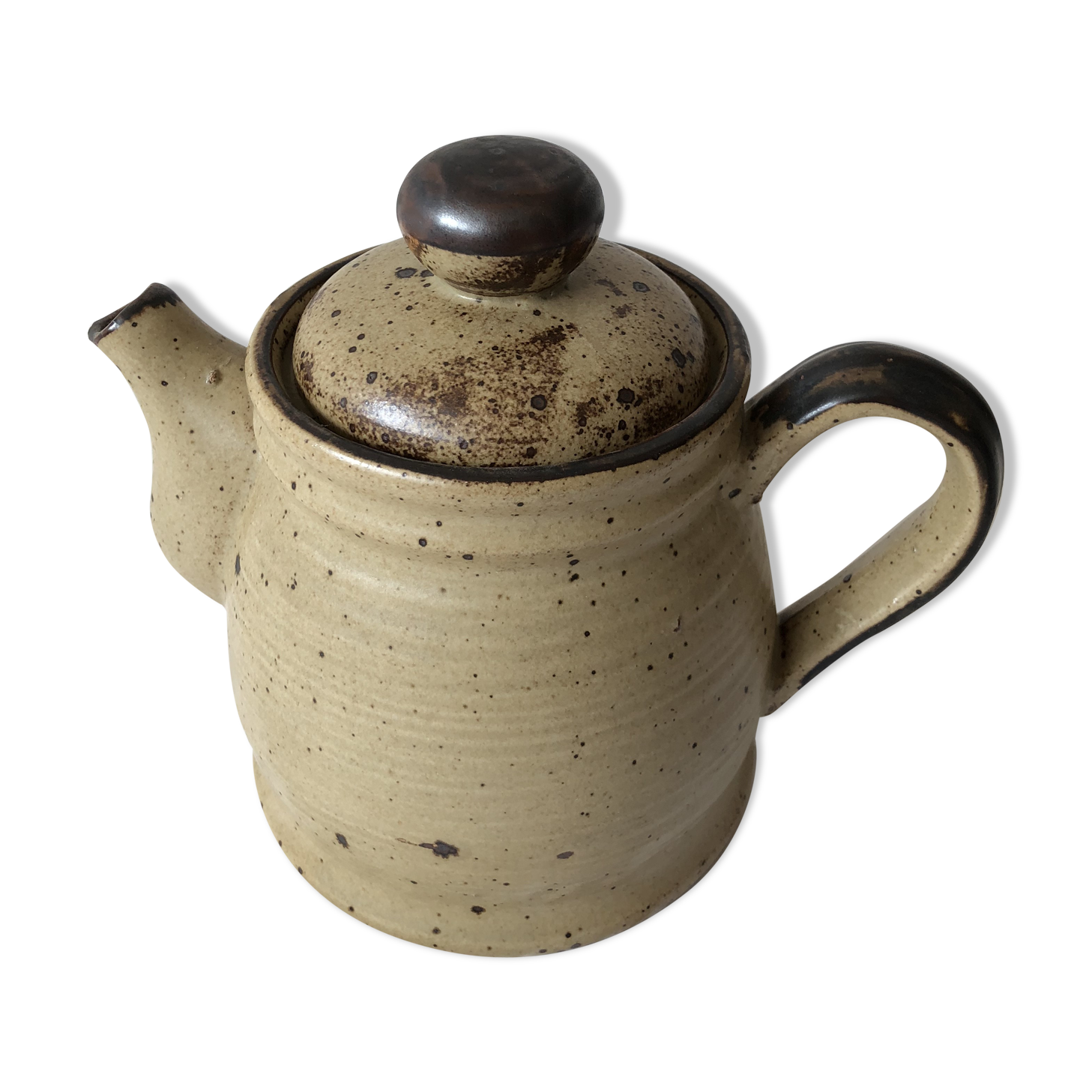 Vintage stoneware teapot