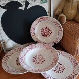 Digoin Sarreguemines deep plates Versailles model