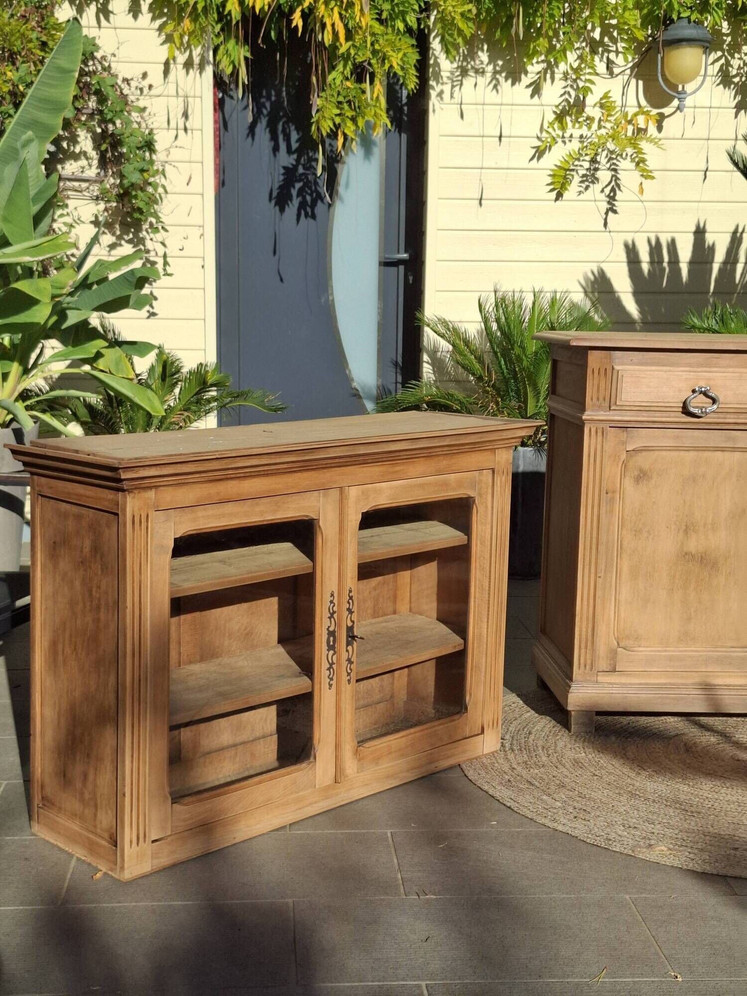 Buffet deux corps ancien rénové