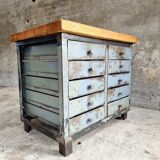 Industrial chest of drawers steel TV sideboard