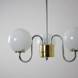 Lustre en verre du milieu du siècle, Lidokov, années 1960