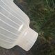 White striped glass pendant lampshade