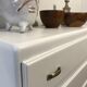 Chest of drawers 3 drawers vintage 1950 color chalk