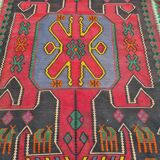 Turkish Kilim rug 1960s 1970s 205x360cm