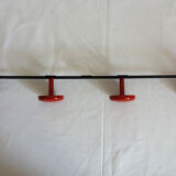 Vintage metal wall coat rack