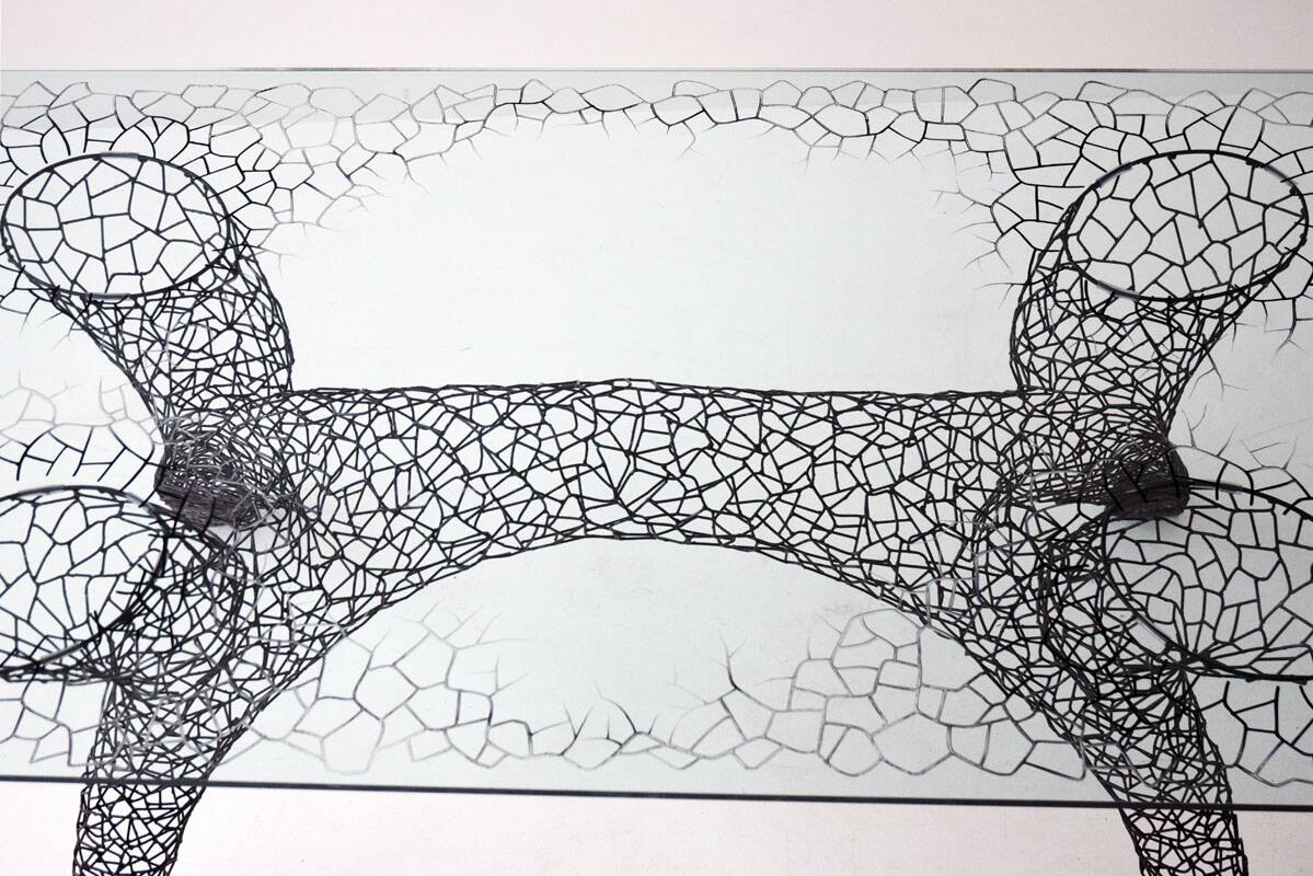 Anacleto Spazzapan 'Miura' table, unique piece from the 2000s